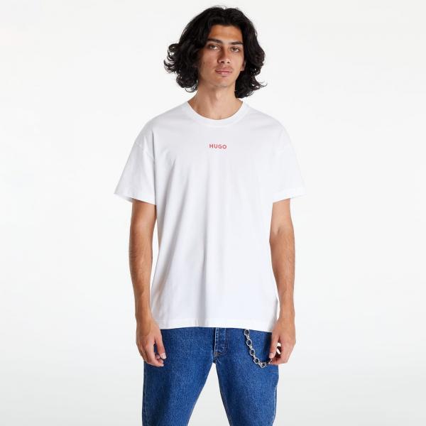 Hugo Boss Relaxed-Fit Linked T-Shirt White