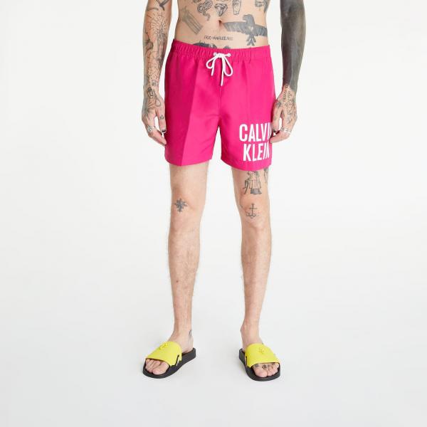 Plavky Calvin Klein Medium Drawstring Swim Shorts Intense Power Pink XXL