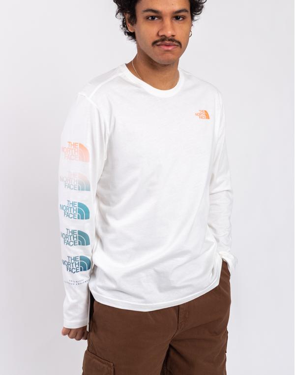 Tričko The North Face M D2 Graphic L/S Tee Gardenia White