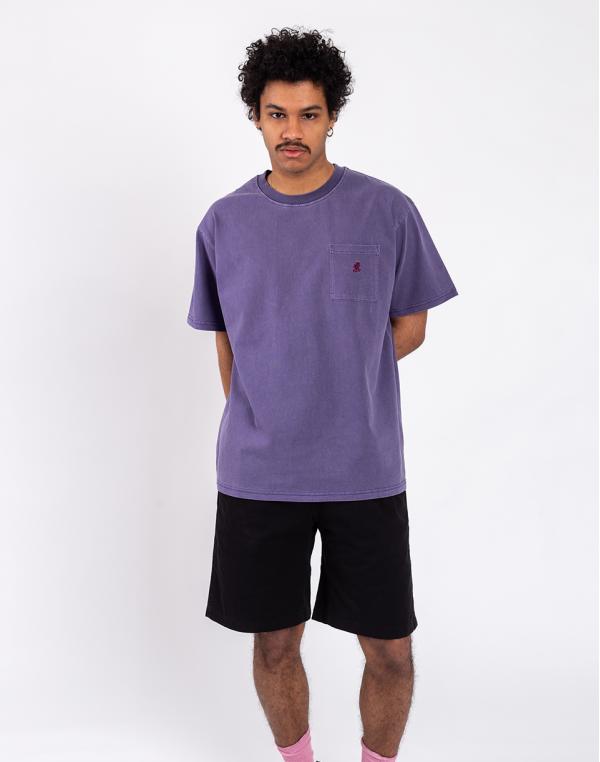 Tričko Gramicci One Point Tee PURPLE PIGMENT