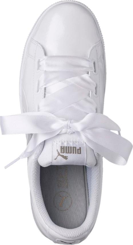 Puma Vikky Platform Ribbon P Puma White- Černá 38