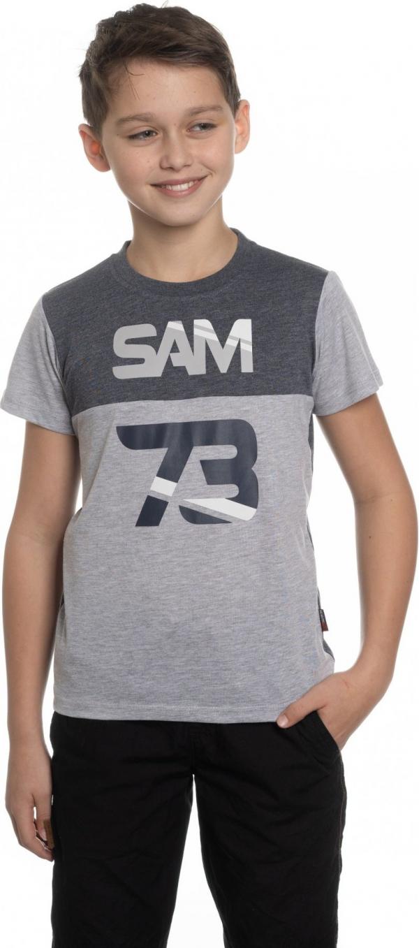 SAM 73 Chlapecké triko Šedá 128