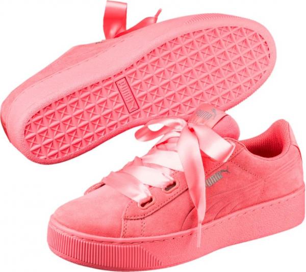 Dámské tenisky PUMA VIKKY PLATFORM Růžová 38,5