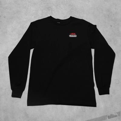 Vans Nintendo Long Sleeve Tee Black