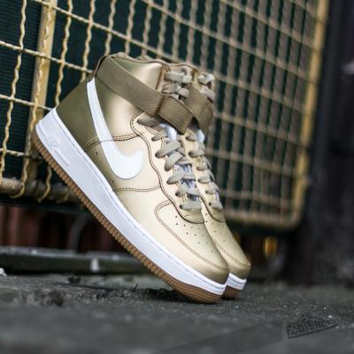 Nike Air Force 1 High Retro QS Metallic Gold/ White
