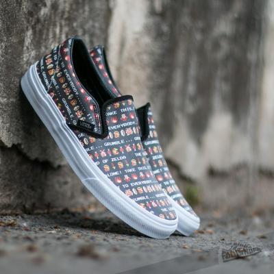 Vans Classic Slip-On (Nintendo) Zelda/ Black