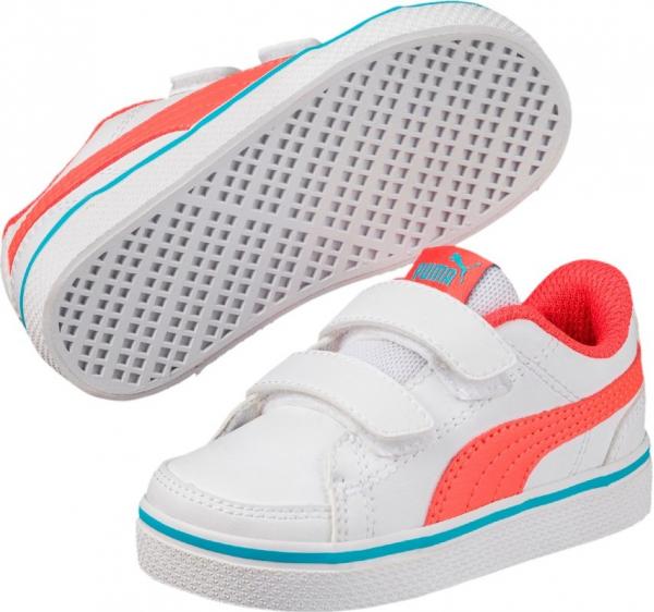 Court Point Vulc v2 V PS Puma White-Hot Oranžová 34