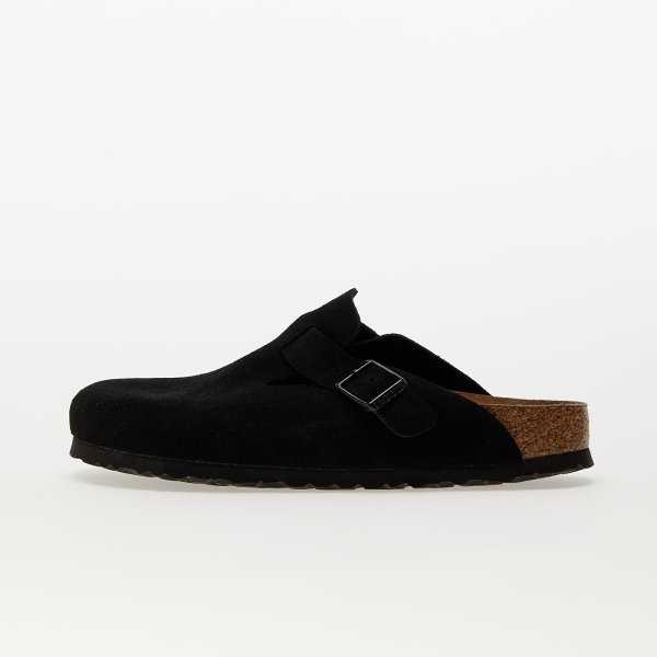 Birkenstock Boston Soft Footbed Velvet Leather Black 39