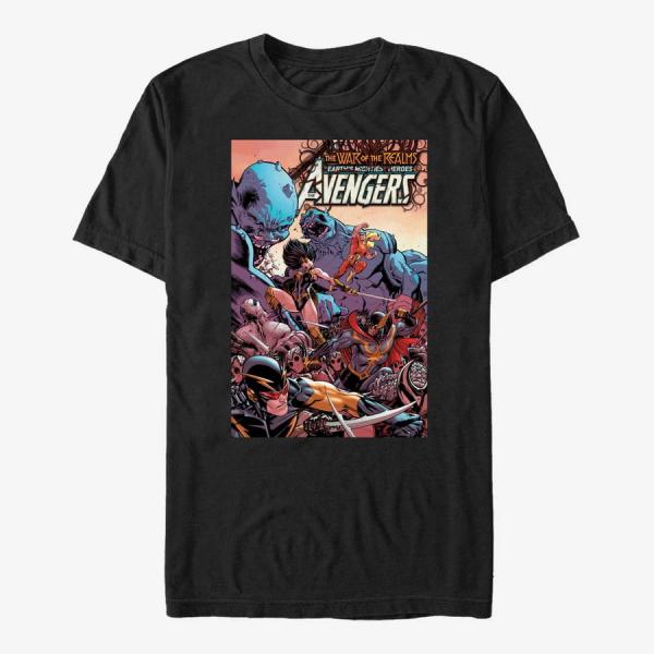 Tričko Merch Marvel Avengers Classic - Avengers Men's T-Shirt Black L