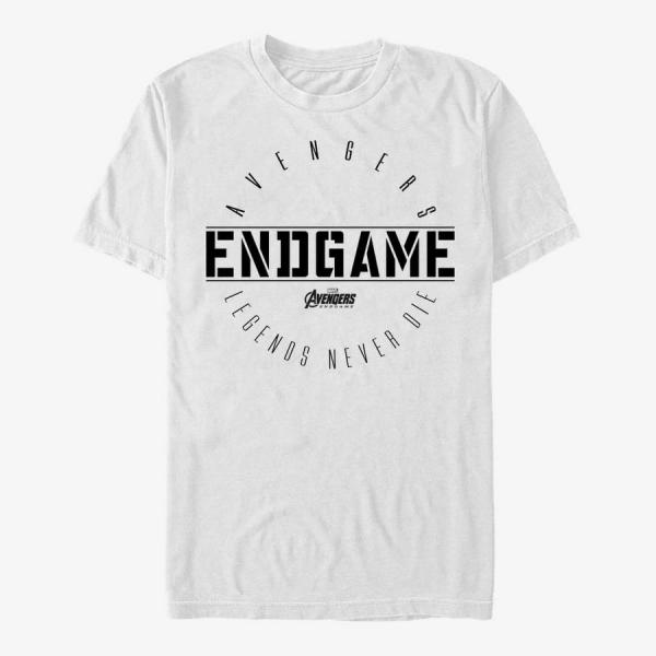 Tričko Merch Marvel Avengers: Endgame - Last Stand Men's T-Shirt White M