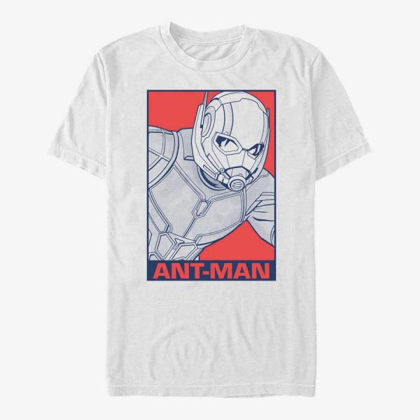 Queens Marvel Avengers: Endgame - Pop Ant Men's T-Shirt White