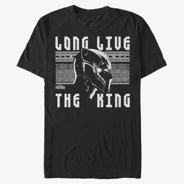 Tričko Merch Marvel Black Panther - Urban Panther Lives Men's T-Shirt Black M