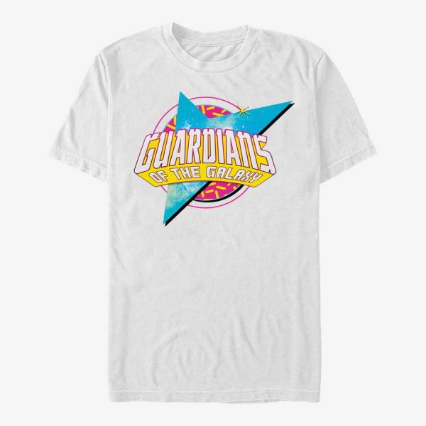 Tričko Merch Marvel Guardians Of The Galaxy Classic - Nineties Guardians Men's T-Shirt White L