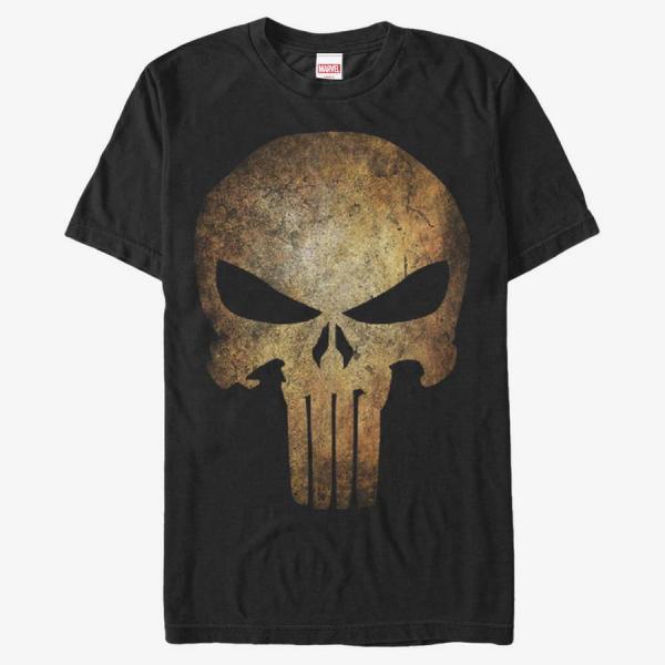 Tričko Merch Marvel Other - Punisher Real Skull Men's T-Shirt Black S