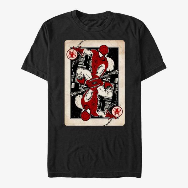 Queens Marvel Spider-Man Classic - Ace Spidey Men's T-Shirt Black