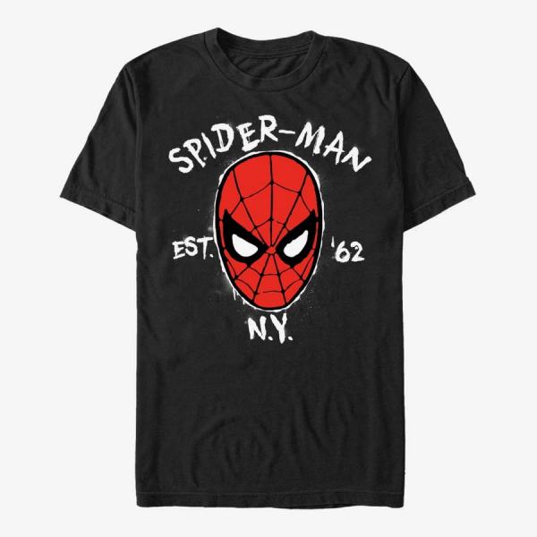 Tričko Merch Marvel Spider-Man Classic - Sixty Two Men's T-Shirt Black L