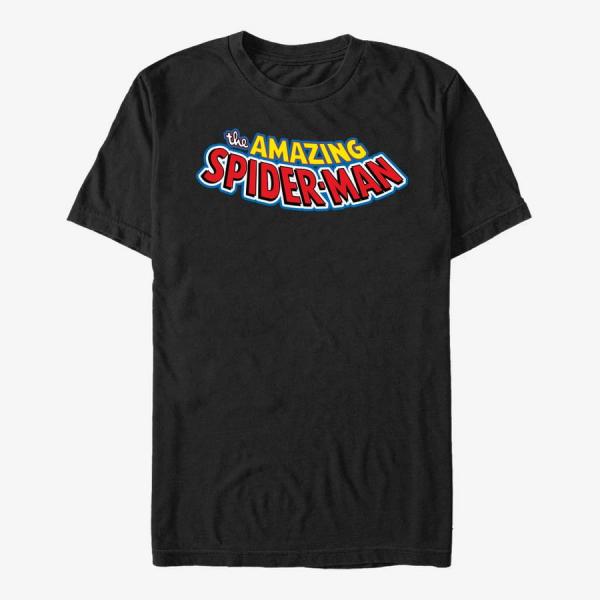 Tričko Merch Marvel Spider-Man Classic - Spidey Logo Men's T-Shirt Black S