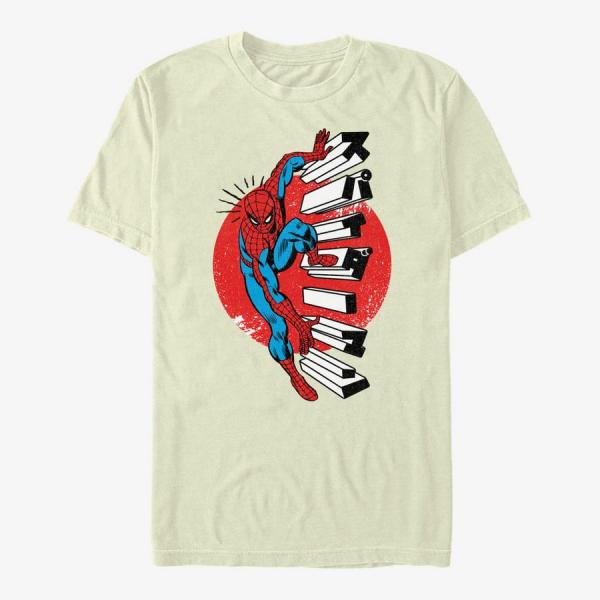 Tričko Merch Marvel Spider-Man Classic - Spidey Senses Men's T-Shirt Natural M
