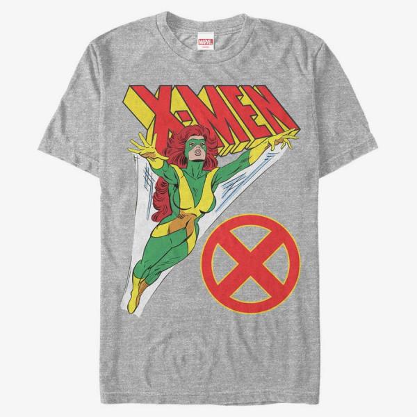 Tričko Merch Marvel X-Men - Grey Flight Men's T-Shirt Heather Grey XXL