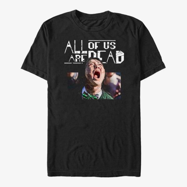 Queens Netflix All Of Us Are Dead - Title Pop Men's T-Shirt Black