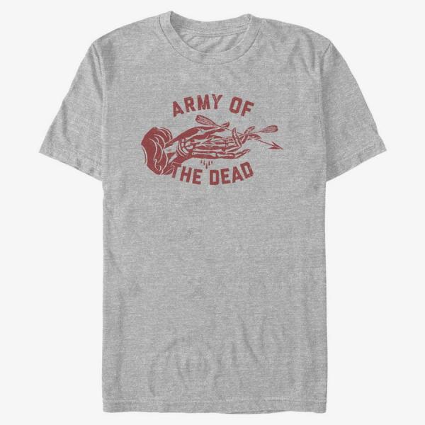 Tričko Merch Netflix Army Of The Dead - Arrows Logo Men's T-Shirt Heather Grey XL