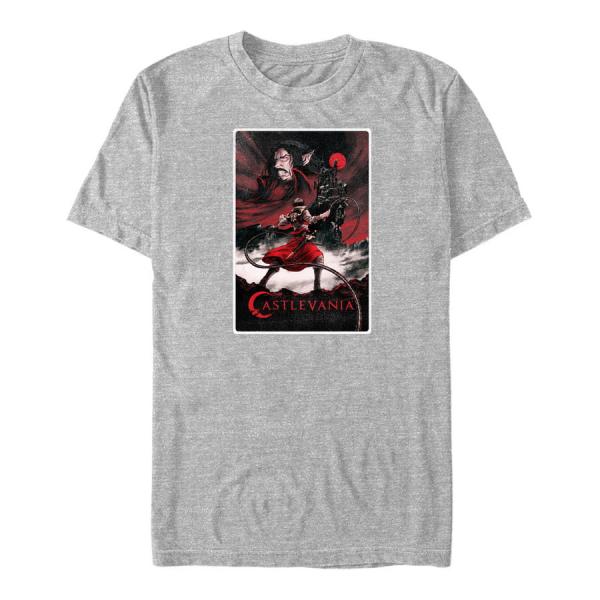 Queens Netflix Castlevania - Castlevania Classic Men's T-Shirt Heather Grey