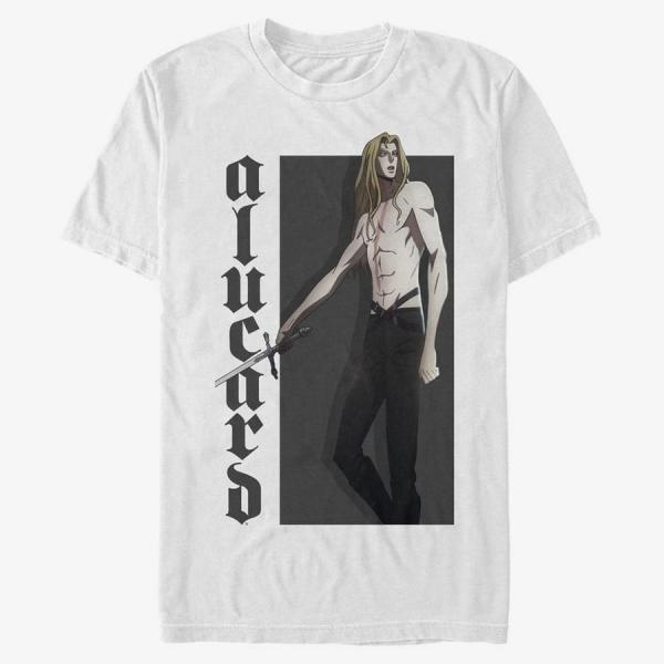 Queens Netflix Castlevania - Hero Alucard Men's T-Shirt White