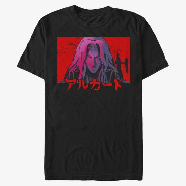 Tričko Merch Netflix Castlevania - Sunset Alucard Men's T-Shirt Black M