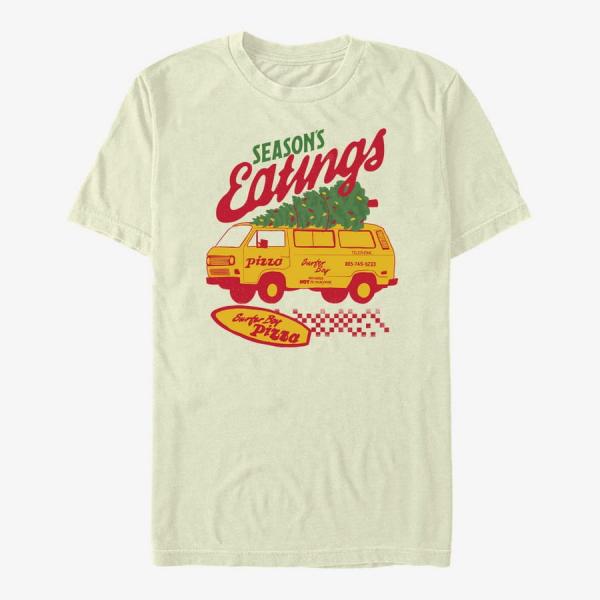 Queens Netflix Stranger Things - Season's Eating Men's T-Shirt Natural