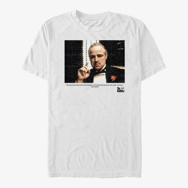 Queens Paramount The Godfather - The Don Men's T-Shirt White