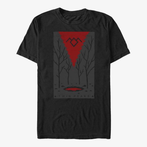 Queens Paramount Twin Peaks - Entrance Men's T-Shirt Black