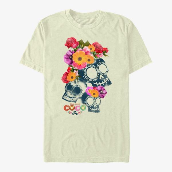 Tričko Merch Pixar Coco - Calaveras Men's T-Shirt Natural L