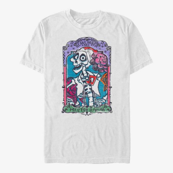 Tričko Merch Pixar Coco - Coco Card Men's T-Shirt White XXL