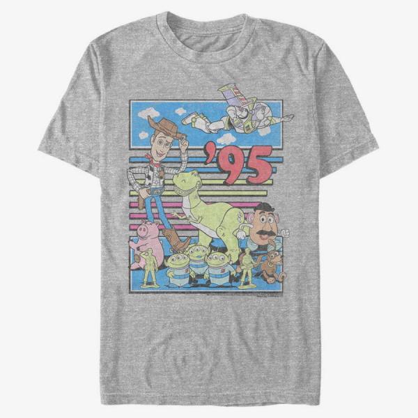 Tričko Merch Pixar Toy Story - Fast Toys Men's T-Shirt Heather Grey XXXL
