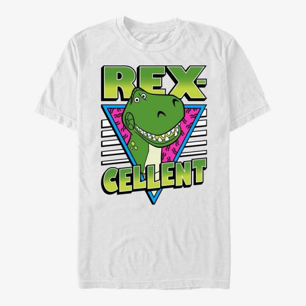 Queens Pixar Toy Story 1-3 - Rexcellent Men's T-Shirt White