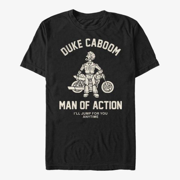 Queens Pixar Toy Story 4 - Duke Caboom Men's T-Shirt Black