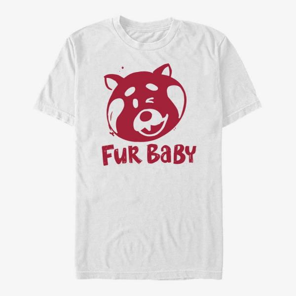 Queens Pixar Turning Red - Fur Baby Men's T-Shirt White