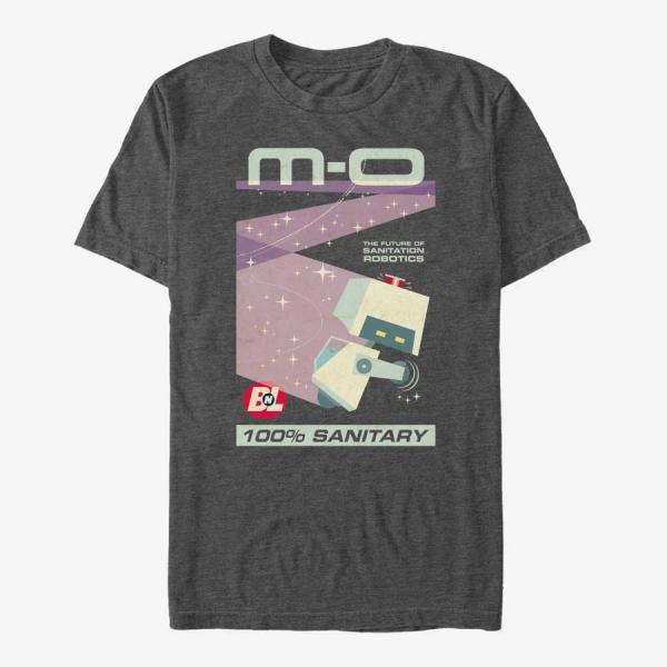 Queens Pixar Wall-E - MO Sanitary Poster Men's T-Shirt Dark Heather Grey