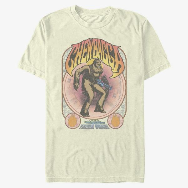 Queens Star Wars - Dudebacca Psychadelic Men's T-Shirt Natural