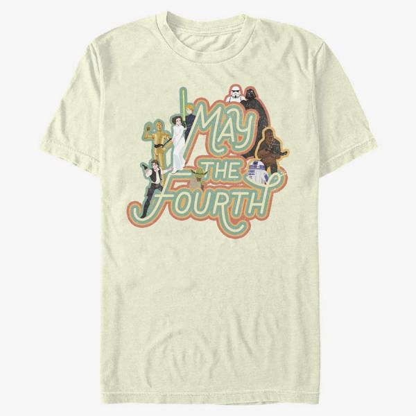 Queens Star Wars - May The Fourth Men's T-Shirt Natural