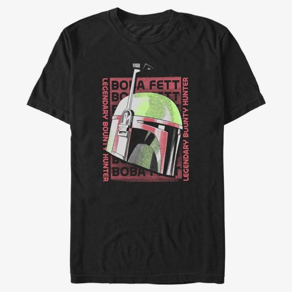 Queens Star Wars Book of Boba Fett - Boba Poster Men's T-Shirt Black