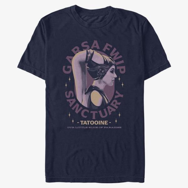Queens Star Wars Book of Boba Fett - Desert Team Men's T-Shirt Navy Blue
