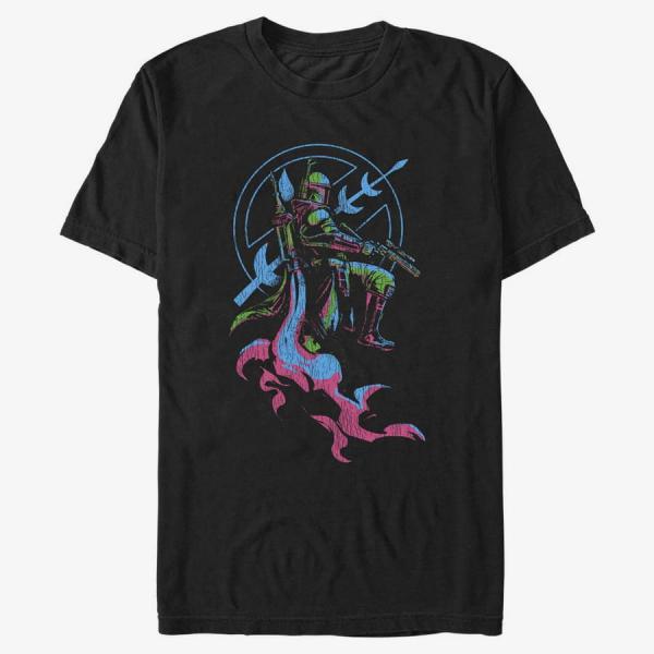 Queens Star Wars Book of Boba Fett - Fett Seal Men's T-Shirt Black