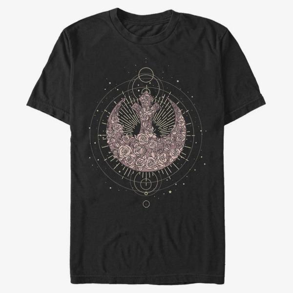 Tričko Merch Star Wars: Classic - Celestial Rose Rebel Men's T-Shirt Black L
