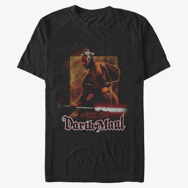 Tričko Merch Star Wars: Classic - DARTH MAUL Men's T-Shirt Black L