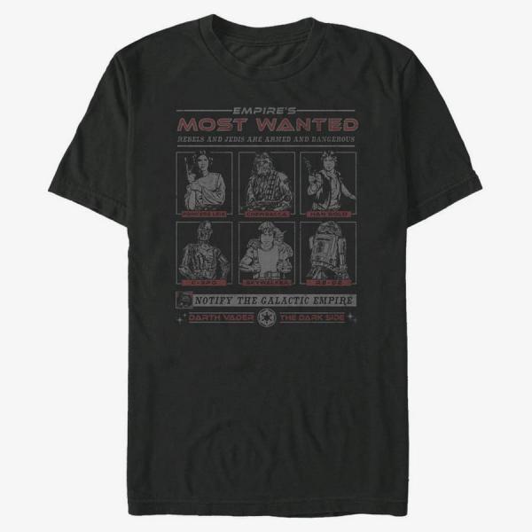 Queens Star Wars: Classic - Empire Lineup Men's T-Shirt Black