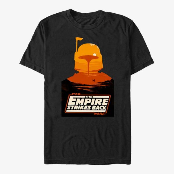 Tričko Merch Star Wars: Classic - ESB Boba Men's T-Shirt Black L