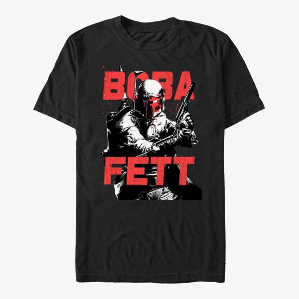 Queens Star Wars: Classic - Fett Hero Men's T-Shirt Black