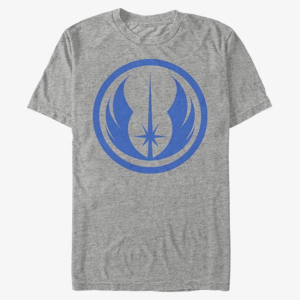 Tričko Merch Star Wars: Classic - Jedi Order Chest Men's T-Shirt Heather Grey XL