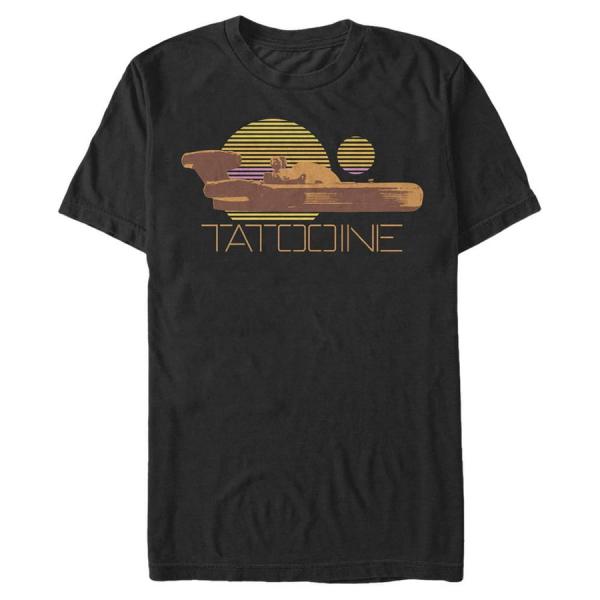 Queens Star Wars: Classic - Speeder Badge Men's T-Shirt Black